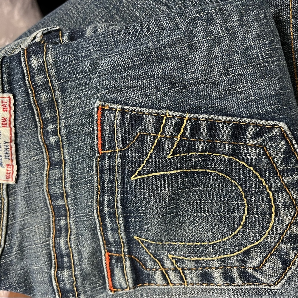 True religion skinny section johnny raw seat :BOXE4: